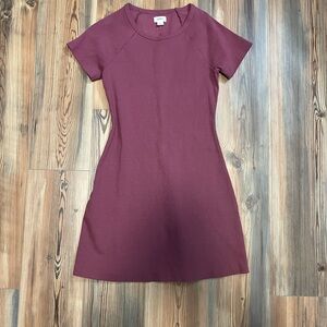 UpWest Rich Burgundy Mini Dress